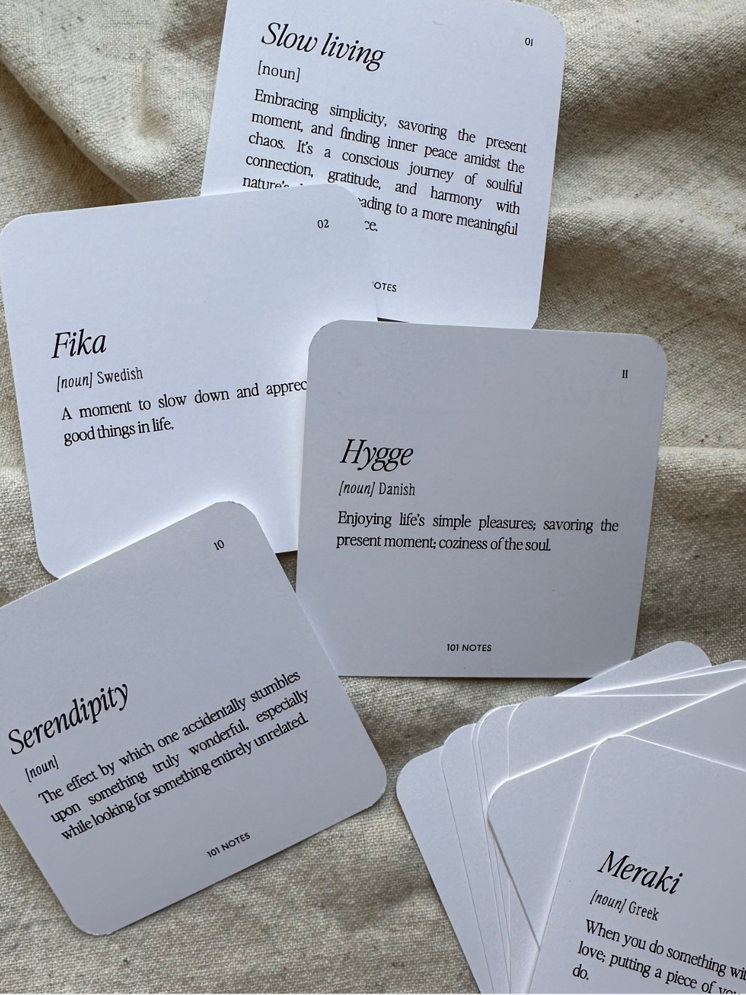 Planner Cards Set - Note