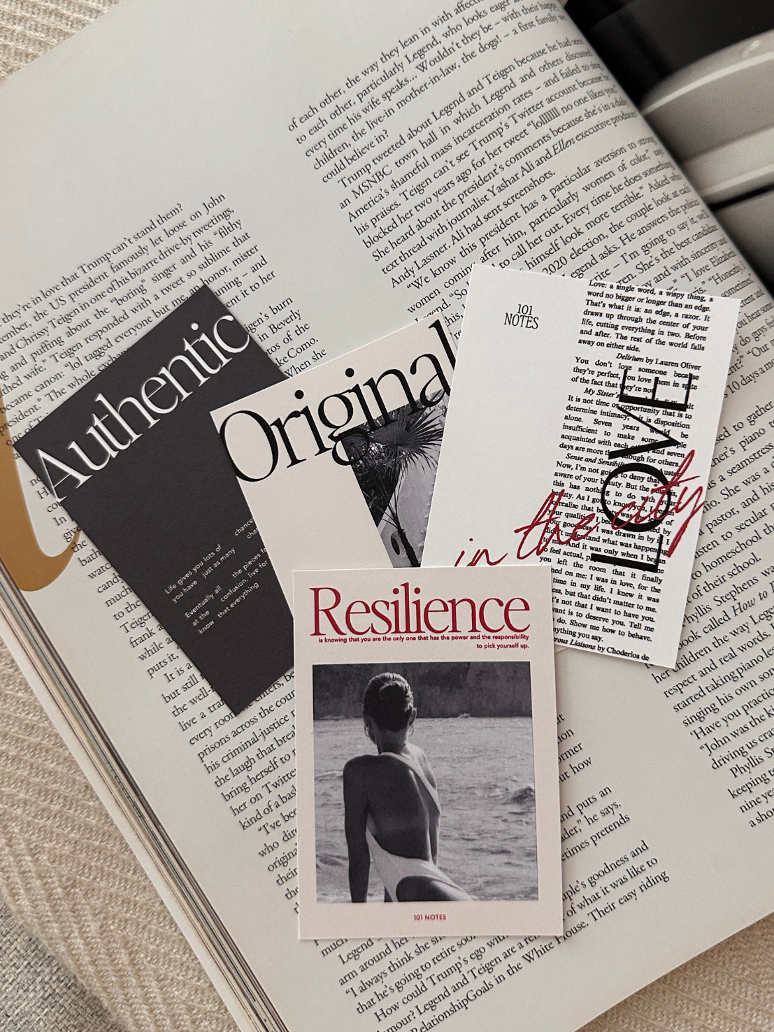 Journaling Cards Set - In the City