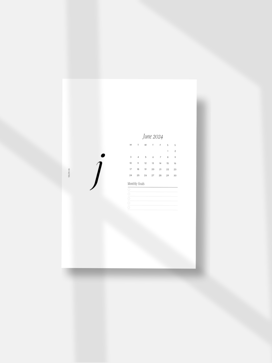 HALF YEAR 2024 DATED MONTHLY PLANNER INSERTS | MO2P-002