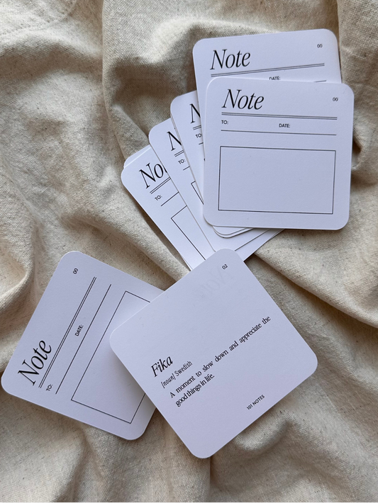 Planner Cards Set - Note