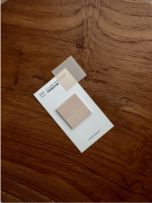 Transparent Square Page Flags
