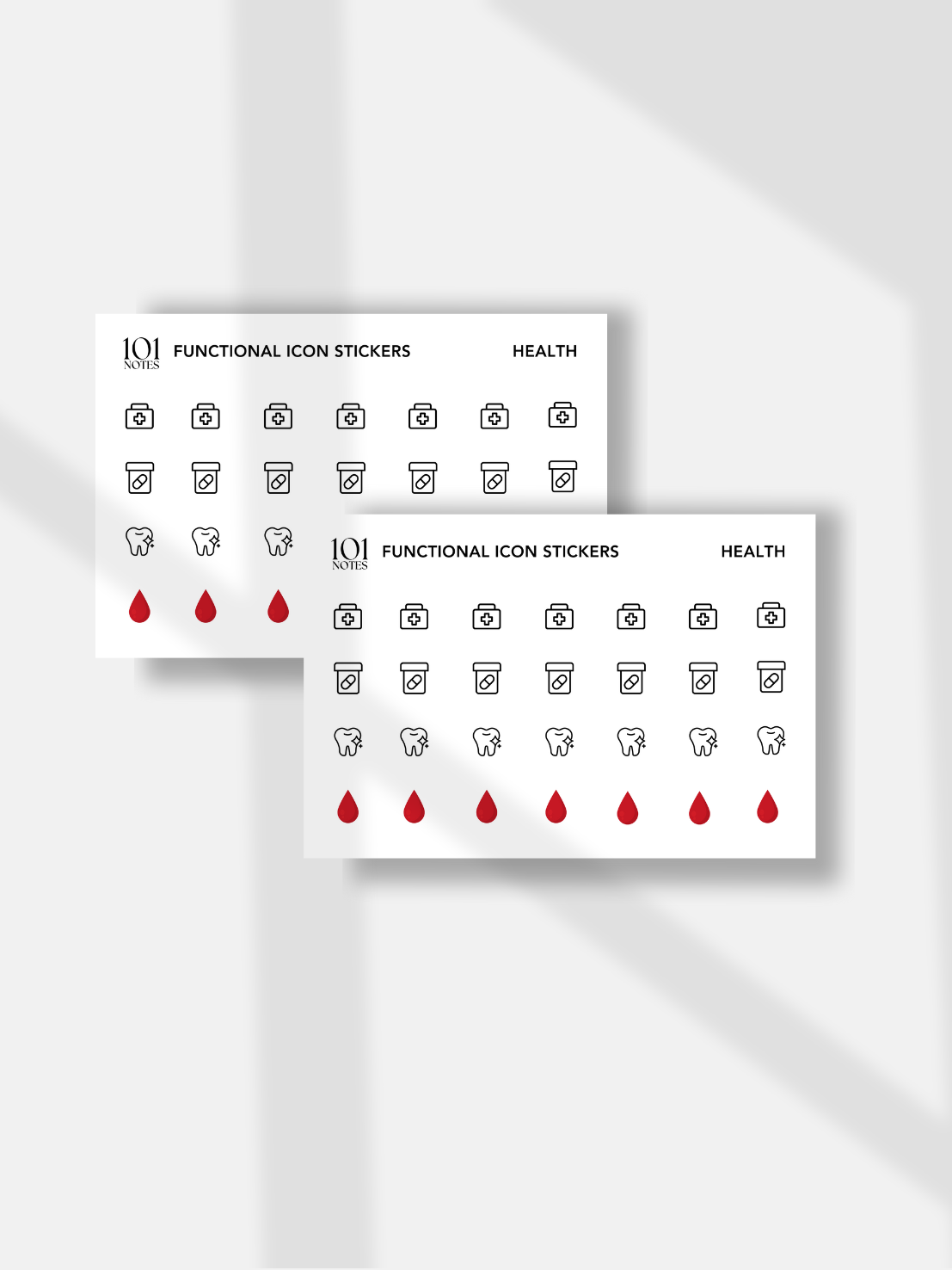 Icon Stickers - Health