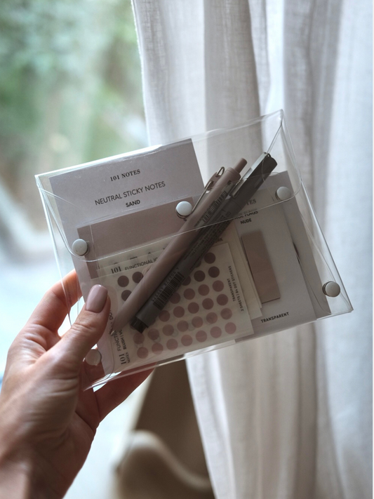 Clear Clip Pouch - Large