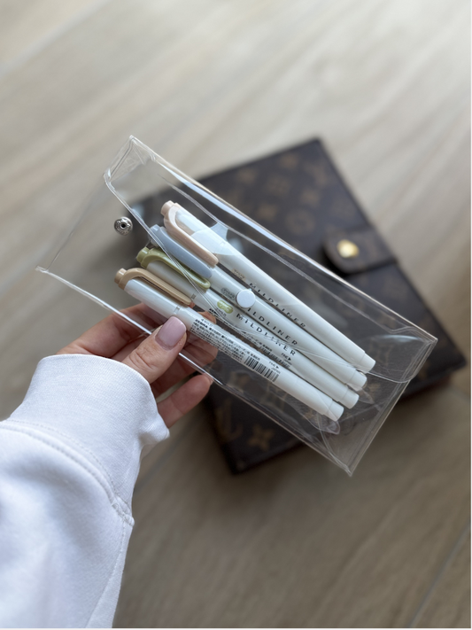 Clear Clip Pouch - Medium